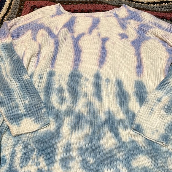 Knit Tie Dye Sweater - No Tag - Picture 2 of 4
